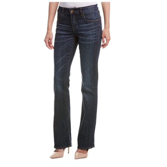 Kut From The Cloth Dark Blue Natalie High-Rise Jeans - Picture 1 of 10